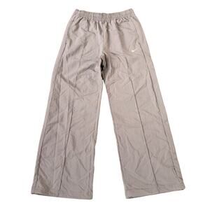 Nike Light Brown Wide Leg Sweatpants Women’s Small High Waisted Lounge Pants